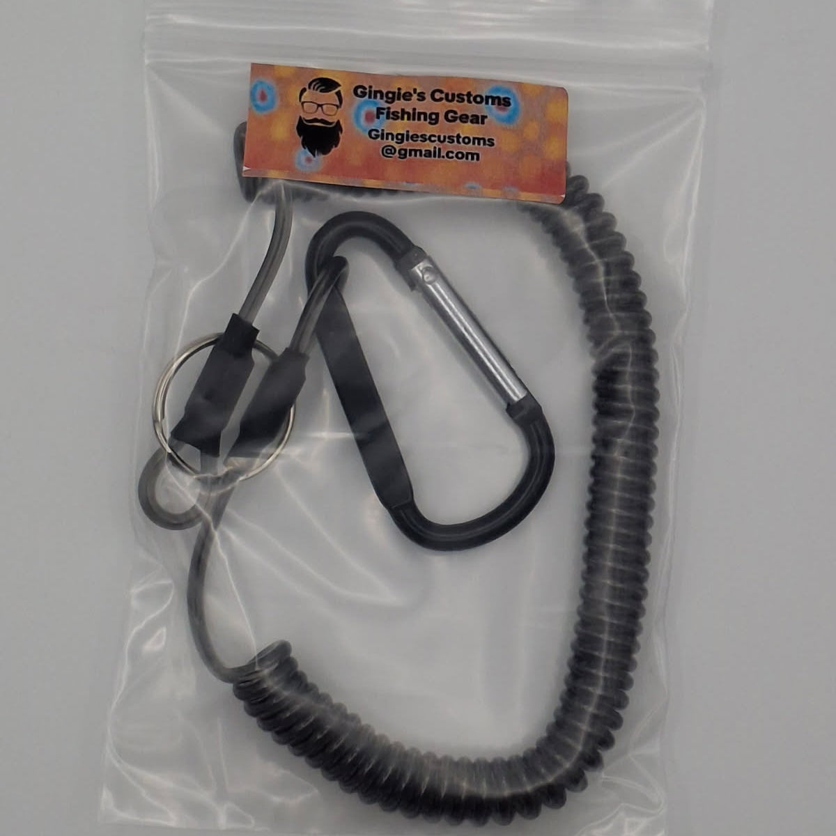 Steel lined fishing lanyard